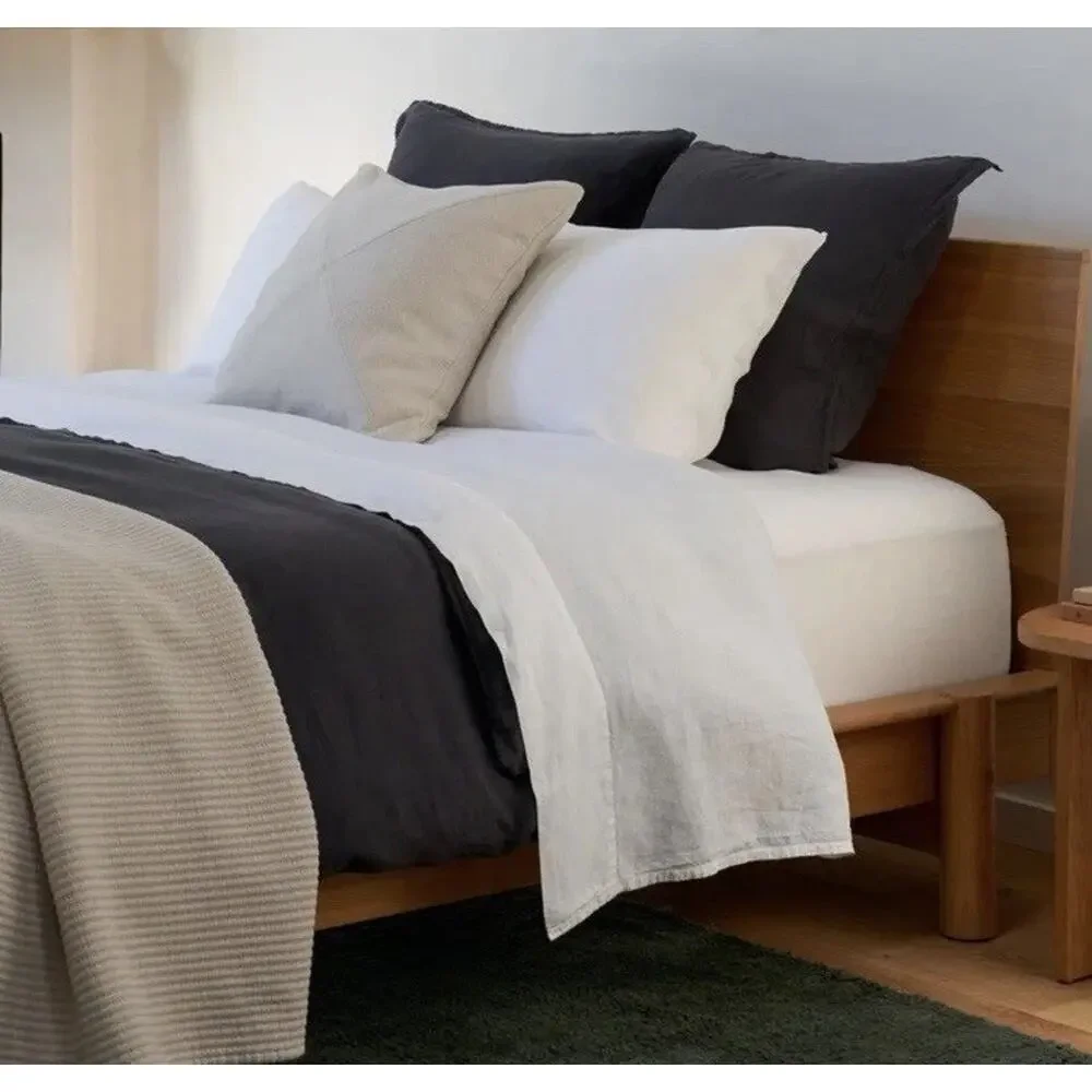 Parachute Linen King 4 Piece Sheet Set White $399 NEW